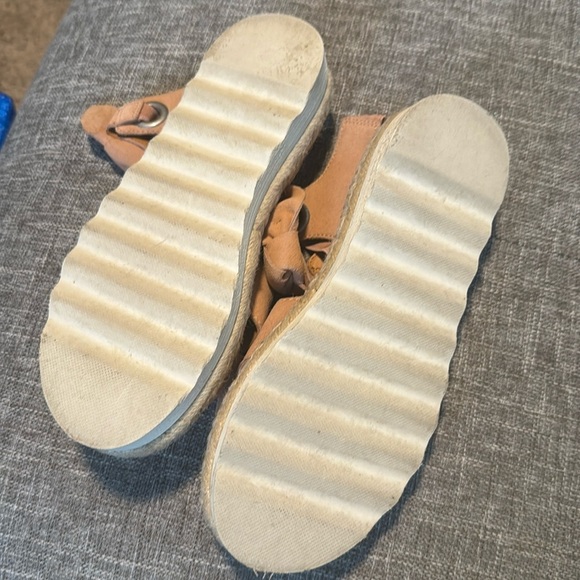 Frye Womens Lula Bow Espadrilles Sandals Pink 6.5 - Picture 8 of 10